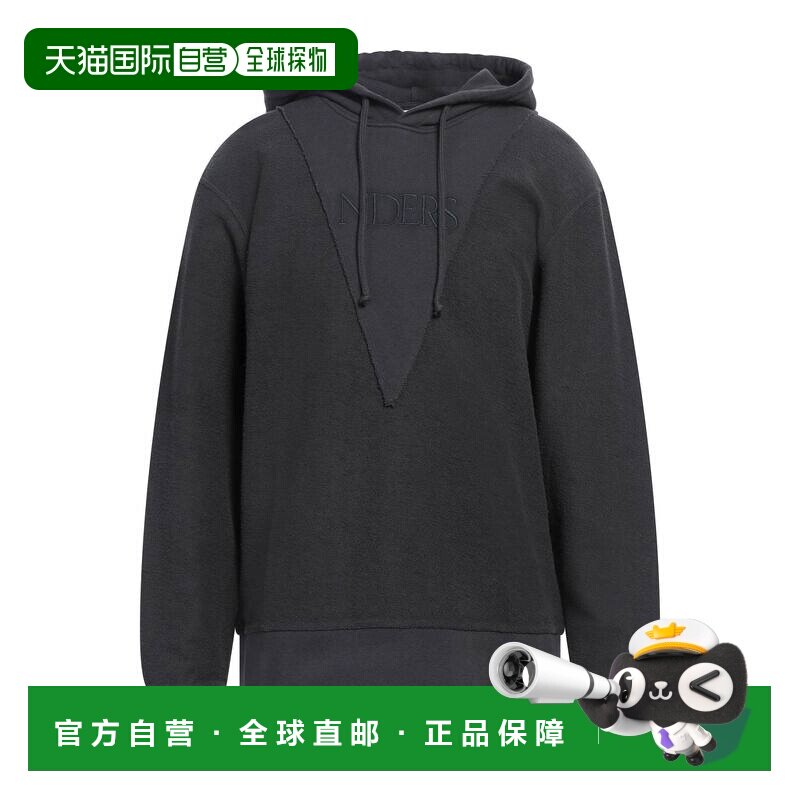 香港直邮J.W. Anderson 男士 连帽卫衣 grey灰色 舒适时尚帽衫