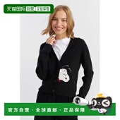 Snoopy parkerBlack 自营chinti Wool Cashmere Peekabow Cardi