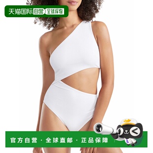 自营Beach Riot女式Celine纯色连体衣-白色 美国奥莱直发