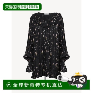 香港直邮Chloe 女士 1h可退 蔻依 CH25ARO26481 长袖 迷你连衣裙