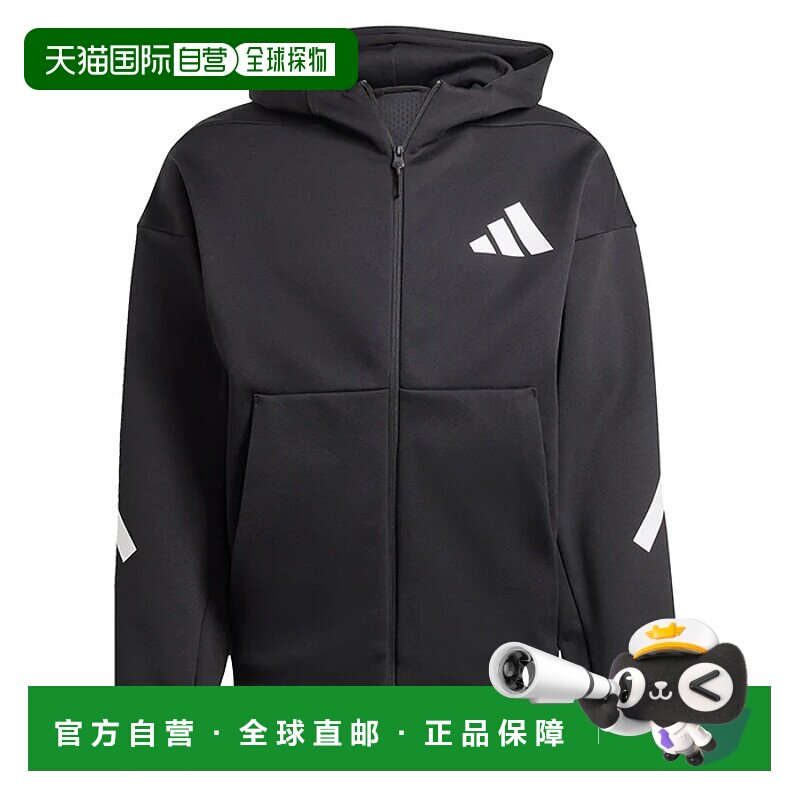香港直邮ADIDAS 男士运动服 JD5984NERO CO 黑色 FELPA UOMO NEW