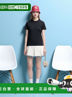 欧洲直邮MONCLER (2025新品) T-shirt en coton à logo et perle