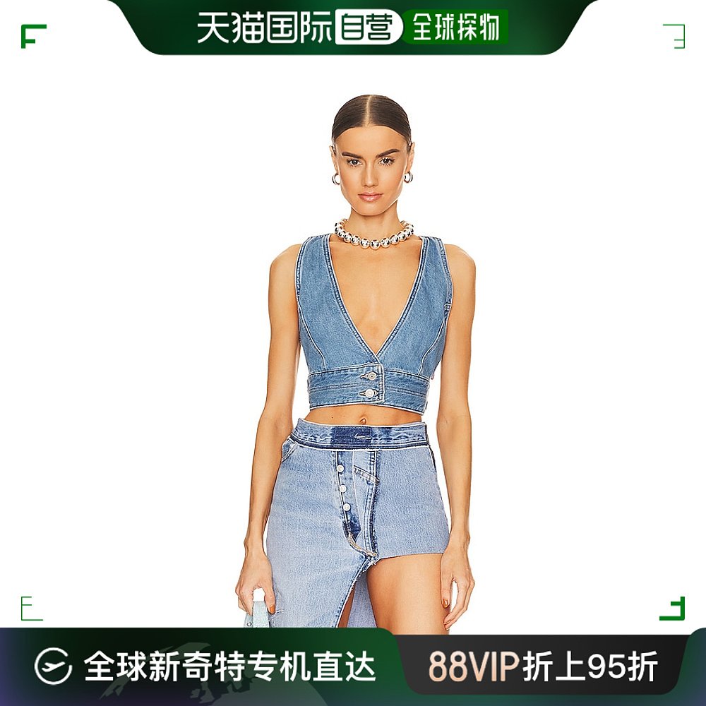 香港直邮潮奢 Levi'S李维斯女士 Raine牛仔短款上衣 A4881