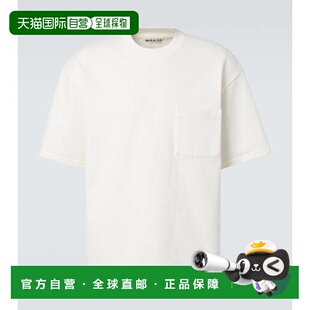 1h可退 香港直邮AURALEE 男士 棉质T恤 white白色 舒适时尚