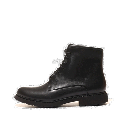 韩国直邮camper靴子女款中帮黑色系带气质百搭时尚K400245-004