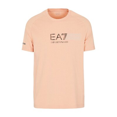 EA7 Emporio Armani 线条标识插肩圆领T恤 3RPT22PJMAZ