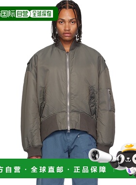 1h可退 香港直邮潮奢 J.W. Anderson 男士 灰色 Oversized Curved