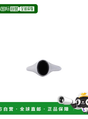1h可退 日本直邮Garden of Eden 男士椭圆黑玛瑙银戒指 24AW033