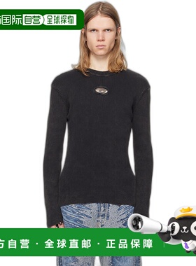 1h可退 香港直邮潮奢 Diesel 迪赛 男士 黑色 K-Darin-D 针织衫 A