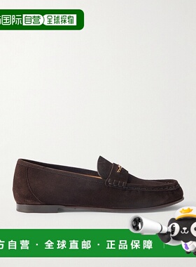 香港直邮1h可退 Chloe 蔻依 女士 精饰绒面革乐福鞋 CH25W11SUZ28