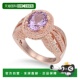Suzy TCW Levian 自营 纯银 4.52 紫色紫水晶椭圆形戒指 紫色