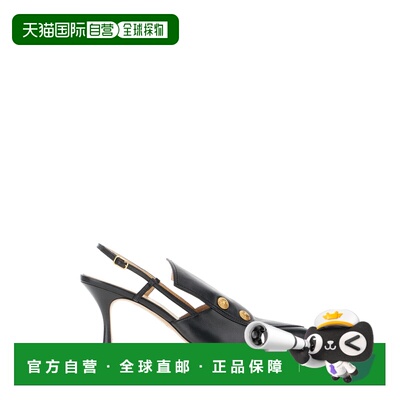 香港直邮Chloe 蔻依 女士 Agnes 黑色皮质浅口鞋 CH25W14PUT001