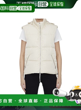 1h可退 香港直邮Jil Sander 吉尔 桑达 女士 徽标连帽马甲 J40AF0