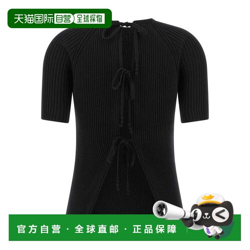 欧洲直邮TORY BURCH 女士T恤 168784001 AW2025 黑色 Back Closur