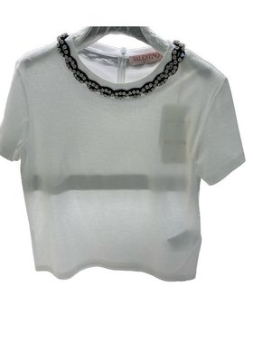 VALENTINO 女士T恤 BMG23N8RH0BO CO 灰色 短袖T恤