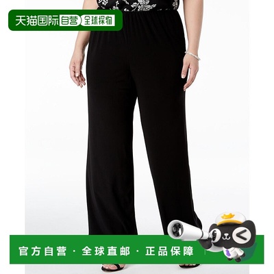 1h可退 【美国直邮】alex evenings 女士 休闲裤阔腿裤
