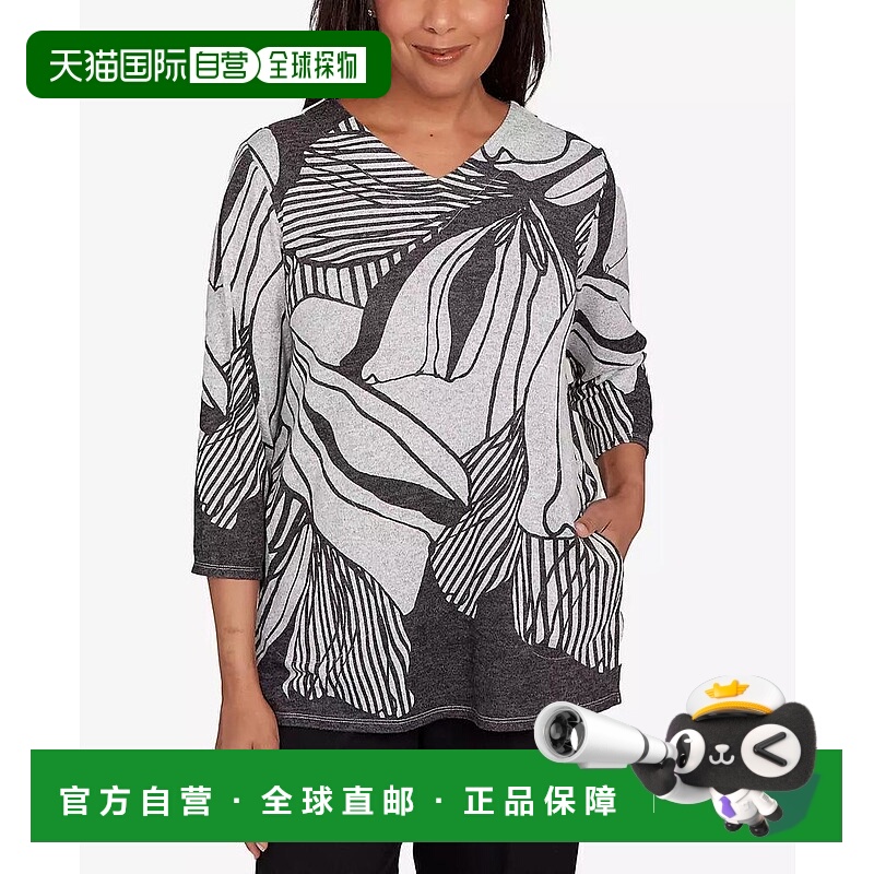 1h可退 【美国直邮】alfred dunner 女士 上装T恤