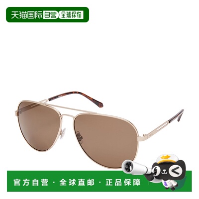 自营Fossil男式本尼迪克特飞行员太阳镜-金色 美国奥莱直发