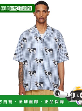 1h可退 香港直邮潮奢 Moschino 莫斯奇诺 男士 蓝色 Archive Cow