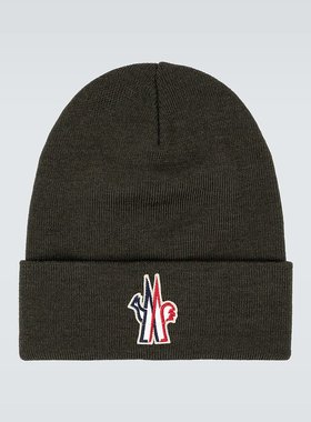 Moncler Grenoble 盟可睐 男士 针织羊毛小便帽 001246