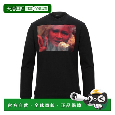 1h可退 香港直邮Raf Simons 拉夫 西蒙 男士 卫衣 black黑色 舒适