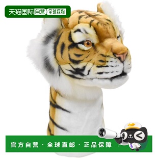 【日本直邮】Hansa汉莎 DRIVER高尔夫球杆头套 棕460cc毛绒虎BH81