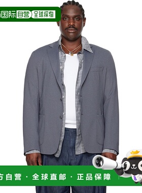 香港直邮BOSS 波士 男士 灰色 Performance 西装外套 50535056