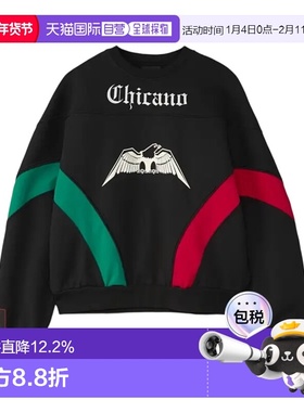 香港直邮ADIDAS x Willy Chavarria联名撞色休闲运动圆领卫衣 KF3