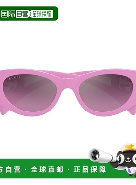 1h可退 香港直邮潮奢 Gucci 古驰 女士 Eyewear 貓眼鏡框太陽眼鏡