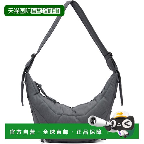 香港直邮Lemaire 男士 灰色中号 Soft Game 单肩包 BG0074LF1330