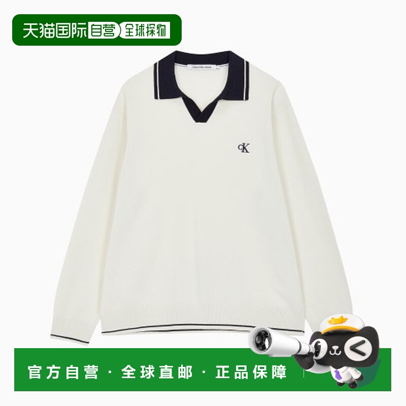 韩国直邮CALVIN KLEIN JEANS 男针织J325811 YBI男士长袖针织衫