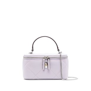 紫色 TORY 菱形斜紋化妝包 SS2025 165736500 BURCH 女士化妝包