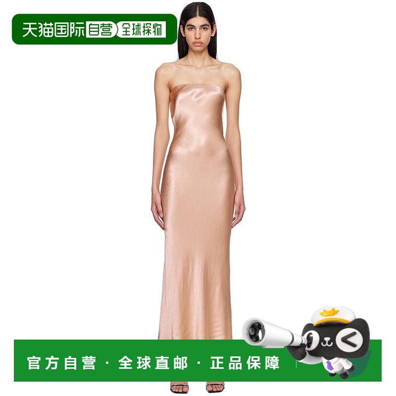 1h可退 【美国直邮】bec & bridge 女士 连衣裙缎面露肩