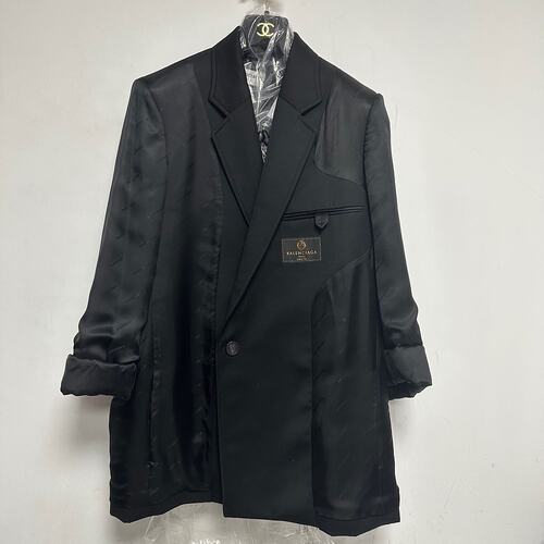 BALENCIAGA 女士西服 699379TJT351000 AW2023 黑色