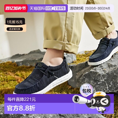 欧洲直邮HEY DUDE  男鞋 秋冬2025 一脚蹬板鞋 Wally Stretch Sox