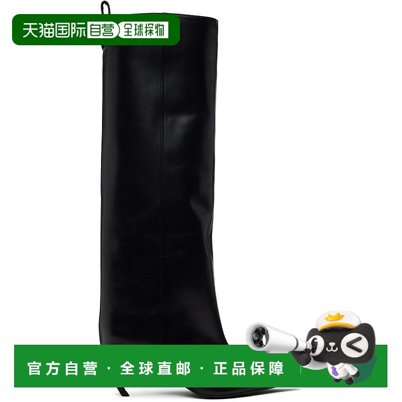 1h可退 香港直邮潮奢 The Attico 女士 黑色 Lea 高筒靴 251WSH00