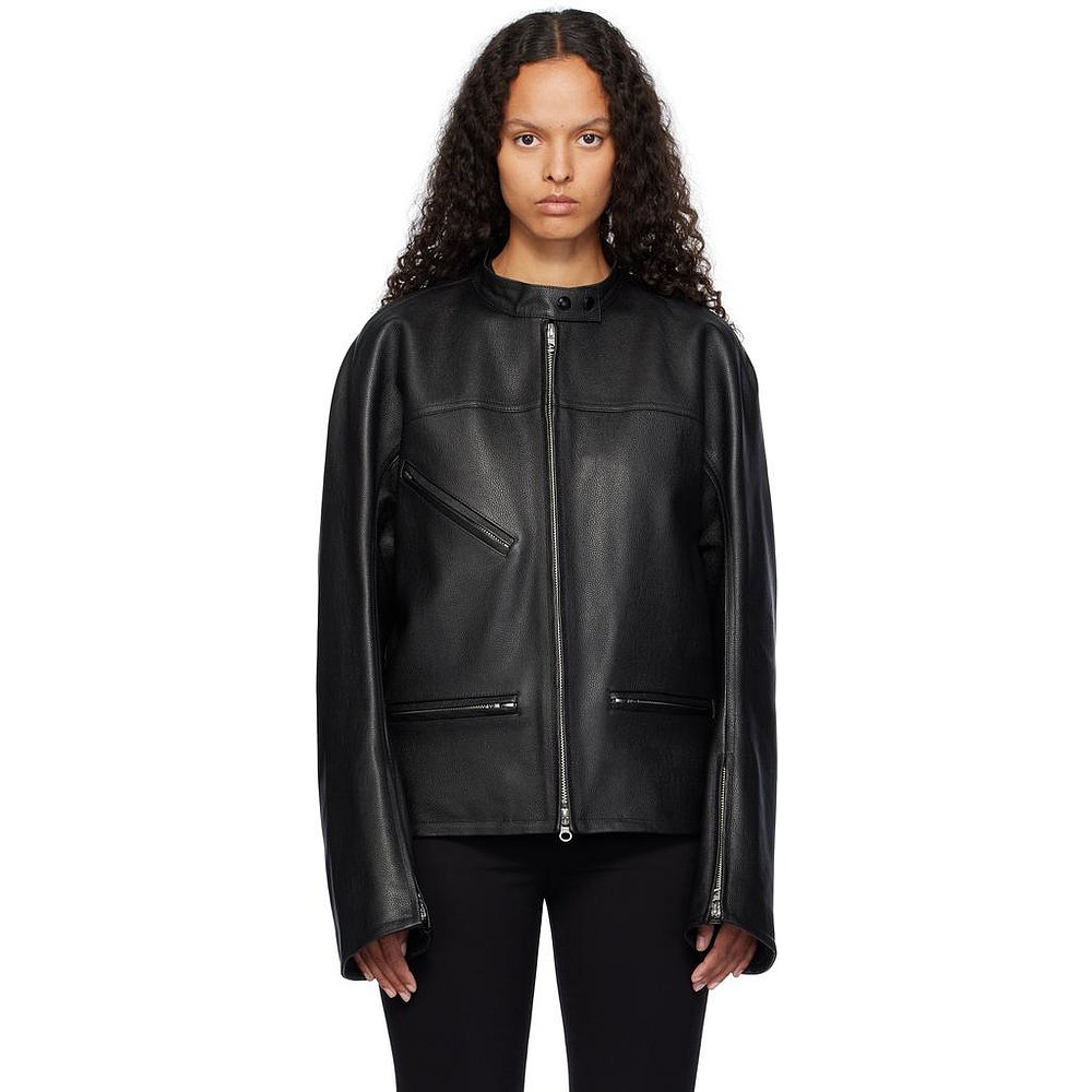 courrèges 女士 皮质外套