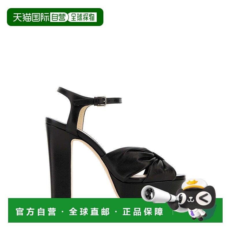 香港直邮JIMMY CHOO 女士凉鞋 HELOISE120NAPBLACK SS2026