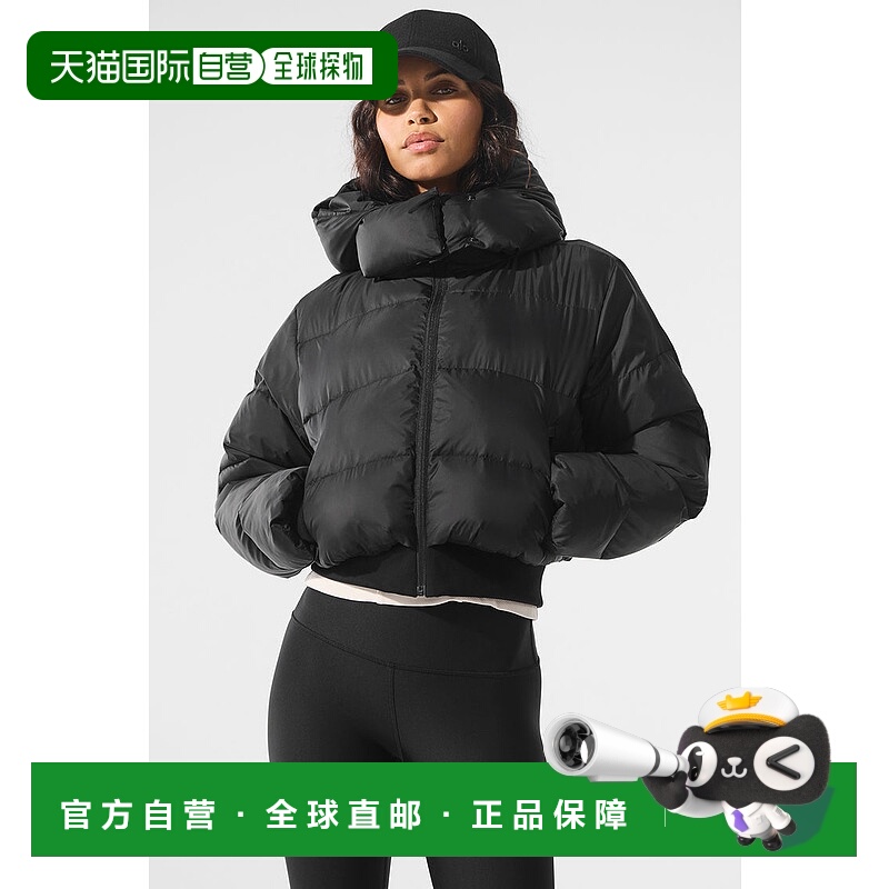 AloYoga女士拉链短款puff保暖外套W4664R