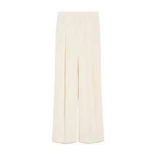 1136024406021 女士休闲裤 AW2024 白色 MAX 绉纱长裤 MARA