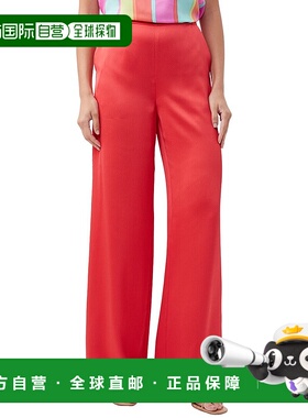 自营 Trina Turk Tavia 裤子 - 红色 阔腿裤休闲裤美国直发奥莱