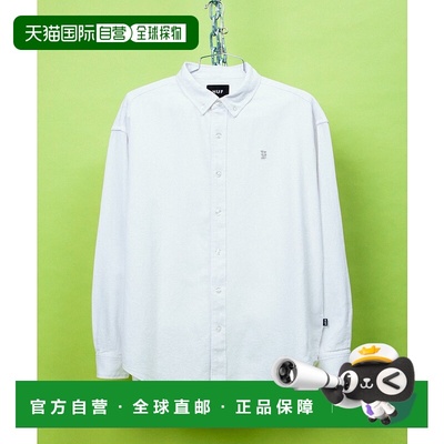 1h可退 日本直邮HUF男女同款宽松长袖衬衫 MEGABLAST系列 胸前刺