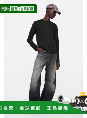 欧洲直邮ACNE（艾克妮）T-shirt à logo Face