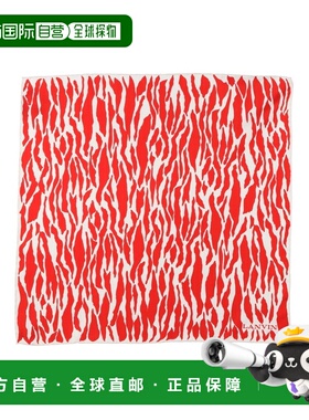 1h可退 香港直邮潮奢 Lanvin 朗雯 女士 Foulards 围巾 red红色