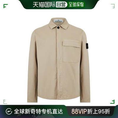 香港直邮潮奢 Stone Island 石头岛 男士 Sn44 石头色衬衫式服装