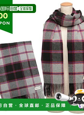 日本直邮Johnstons 围巾灰色多色女式 JOHNSTONS WA000056 KU0126