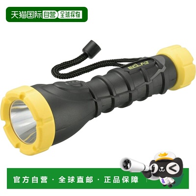 日本直邮OHM 电动手电筒 LED 橡胶灯 防震 IPX4 190 08-0928户外