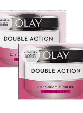 欧洲直邮英国药房Olay玉兰油轻盈保湿日用双重滋润面霜50ml*2正品