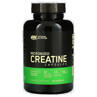 香港直发Optimum  Nutrition欧普蒙特微粒化肌酸胶囊100粒补充剂
