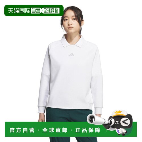 日本直邮adidas 阿迪达斯女士高尔夫长袖卫衣JWJ87JM9612W